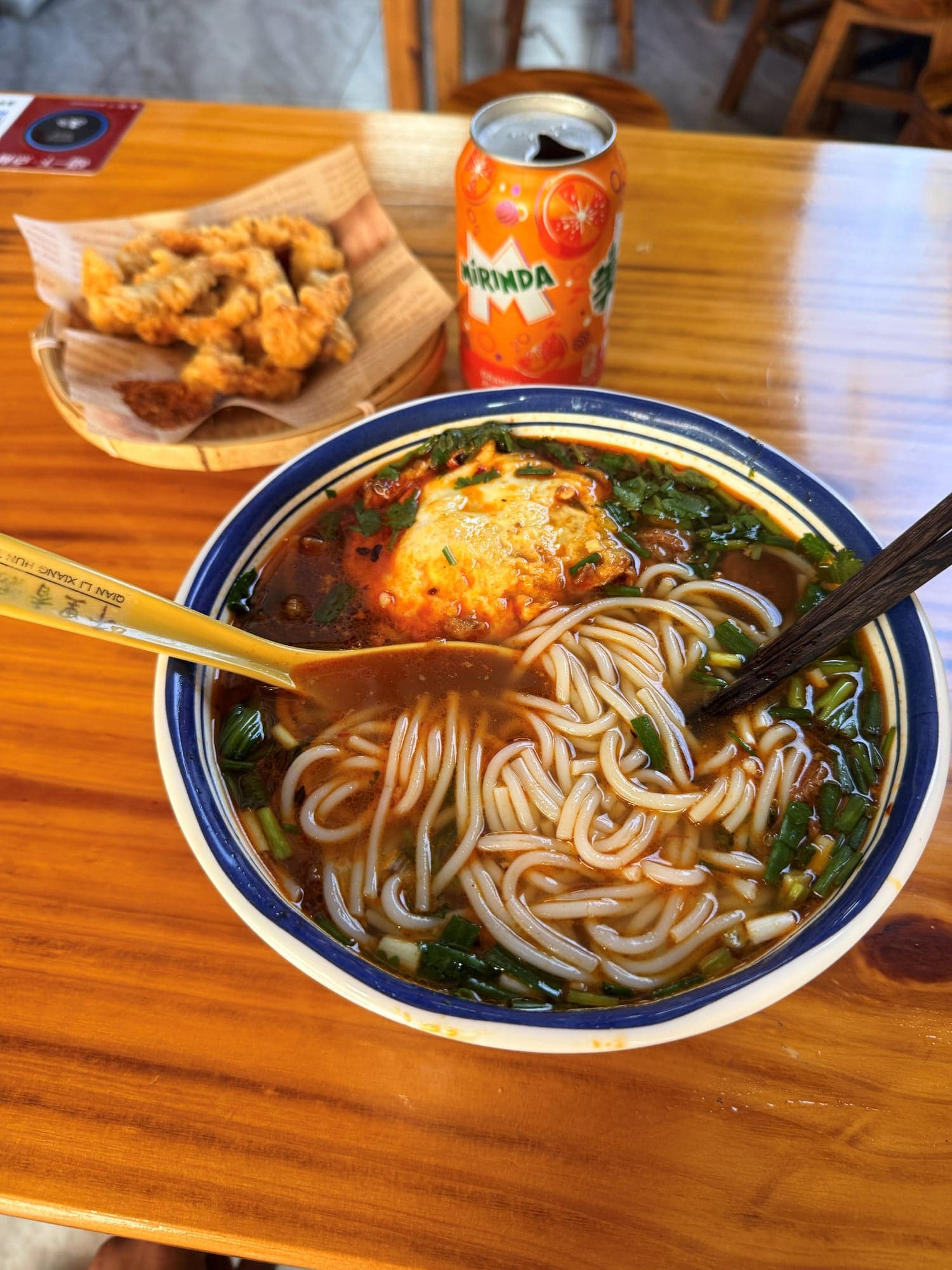 Spicy noodle soup