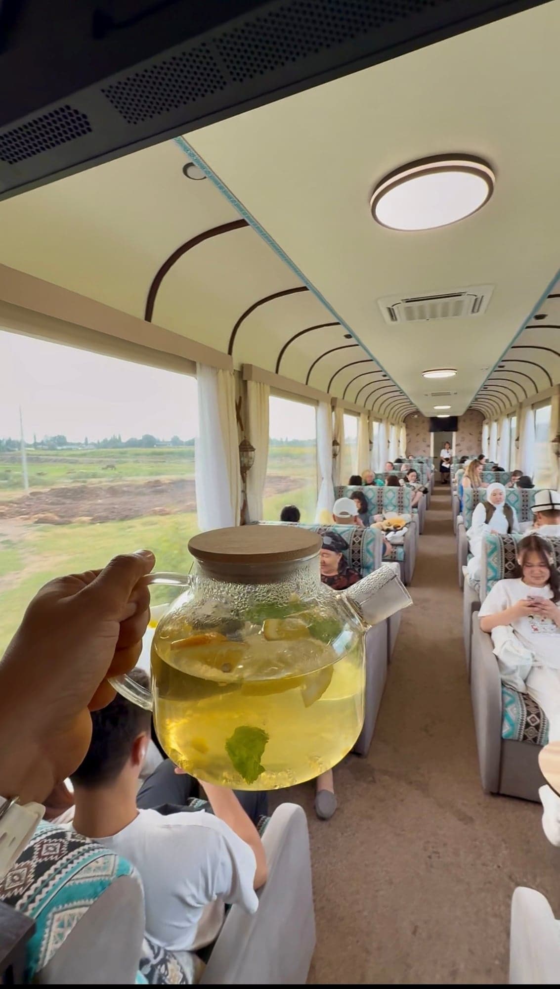 On the train